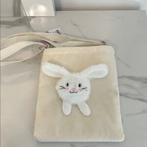 Filled eggs Easter basket.Cute Bunny Crossbody Bag for baby toddler girls boys